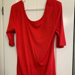 Size large red sweater